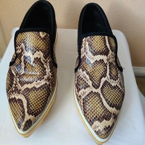 Jimmy Choo Snakeskin Brooklyn Loafer/Sneakers